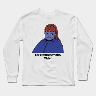 Violet Beauregarde Long Sleeve T-Shirt